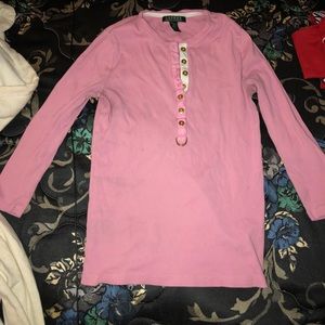 Pink polo Ralph Lauren shirt